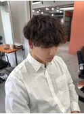 シャドウパーマメンズパーマメンズカットツーブロック