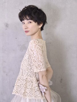 コイ(coii) 外国人風透明感グレージュカラーワンカールパーマ