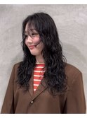 ロングパーマ