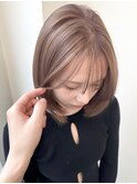 ハイライトバレイヤージュダブルカラーケアブリーチ30代40代