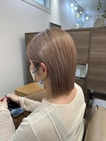 サロンドクオリア(Salon de Qualia)&nbsp;モードボブ/切りっぱなしボブ/ラインボブ/ハイトーンボブ