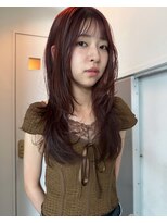 カシェル(cashel)&nbsp;暖色カラーとレイヤーカット