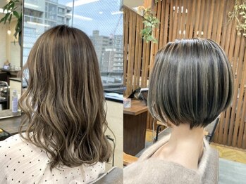 クレア バイ グレープバイン 金沢文庫(CLAIRE by GRAPEVINES)の写真/《金沢文庫駅徒歩2分》気になる白髪も、自然な艶と潤いでしっかりカバー♪自然に仕上がりを叶えます！