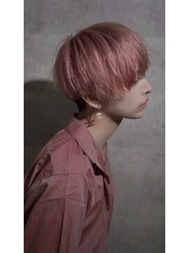 スキル ミナム 表参道(SKILL MiNam) ピンクカラー×マッシュ