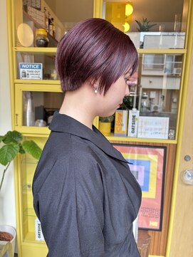 ヒントステーション(HINTSTATION) 〈浅草 半個室〉コンパクトショート/ラベンダーピンク