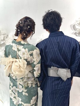 ヘアコレクション アンジュ(Hair collection Unge) 浴衣着付け+ヘアセット＊