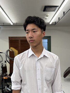 ソソ(soso) メンズショート/フェザーパーマ/横浜