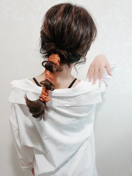 アンジェロ カリノ(Angelo Carino) 【ヘアセット】編み下ろし/仙台東口/お呼ばれヘア