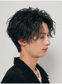 仙台センターパート縦落ちツイストスパイラルパーマ緩め刈り上げ