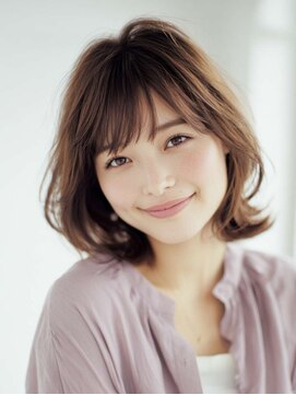 ニスル センター南店(NISURU） 似合わせカット/大人ガーリー/ダークアッシュ/着物/センター南