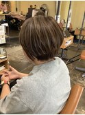 少ない枚数の白髪ぼかしハイライト