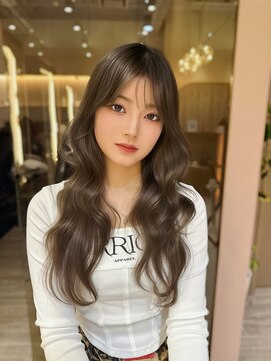 ロンドガーネット 池袋(Lond garnet) オリーブグレー/レイヤーカット/黒髪/マロンベージュ/池袋