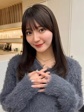 アビー(ABBEY3) 顔まわり顔周り前髪カットミディアムレイヤーロングレイヤー