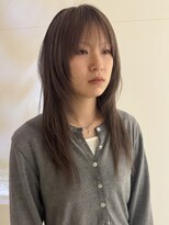 ユートゥイーズ つくば(U too e's)&nbsp;riko｜グレージュ×ハッシュカット