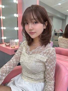 ボタン シブヤ(VOTAN SHIBUYA) 【MISAKI】ミディアムレイヤー/ボブレイヤー/ダークブラウン