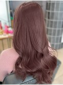 《艶感と透明感を叶える人気のピンクベージュカラー》