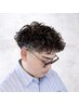 【メンズ】カット+波巻きパーマ+クイックTR #中野#men's#メンズ