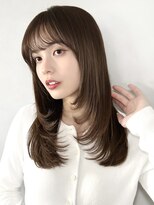 フォト イケブクロ(foto IKEBUKURO)&nbsp;結べるミディアムレイヤー/顔まわりカット/池袋10代20代30代
