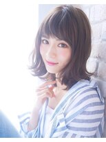 ボニークチュール(BONNY COUTURE)&nbsp;髪型イメチェン・大人かわいい外ハネミディアムナチュラルヘアー