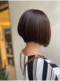 ミニマム前下がりショートボブ