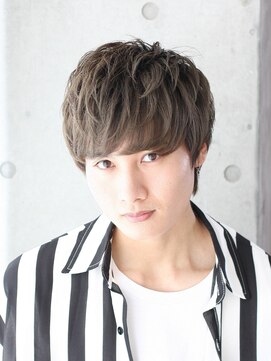 マイロ(mailo) メンズヘアグランマッシュ×ダークアッシュカラー