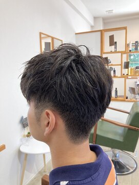 ハルララヘアー(harurara hair) 【harurara hair大分/明野】ツーブロック×アップバング