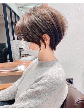 マグ ギンザ(mag ginza) 絶壁解消×くびれ×30代40代50代×前髪長め大人ショートボブ永