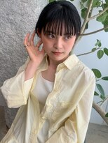 イースエモーション(ease et motion) 【ease et motion】ぱっつんワイドバング ショートボブ