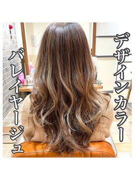 ネオリーブエム(Neolive em;) デザインカラー×バレイヤージュ☆