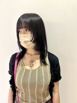 ニコフクオカヘアーメイク(NIKO Fukuoka Hair Make) 【NIKO】顔まわりレイヤー/レイヤーカット/ミディアム