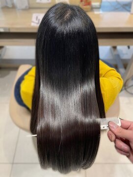 アース 菊名店(HAIR&MAKE EARTH) 20代30代40代髪質改善酸熱トリートメント艶感ストレート
