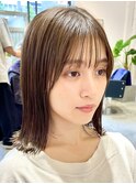 切りっぱなし/外ハネボブ/大人かわいい/結べるボブ[銀座