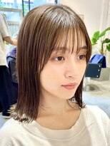 切りっぱなし/外ハネボブ/大人かわいい/結べるボブ[銀座