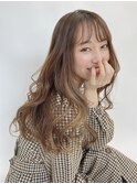 ゆるふわウェーブ×メルティ―ベージュカラー