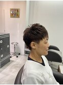 ツーブロショート