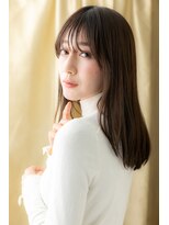 カバーヘア ブリス 志木南口駅前店(COVER HAIR bliss)&nbsp;シルキーベージュ前下がりレイヤーロングZ志木20代30代40代