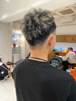 ネイロ 錦糸町(NeiRo) メンズハイライトツーブロック刈り上げ短髪メンズショート