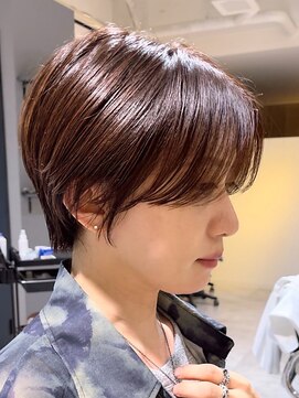 ジアン バイ ミルボン 西宮ガーデンズプラス(GIEN by milbon) 丸みショート×艶カラー