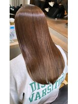 ジーナ 福岡天神(Zina)&nbsp;Khaki Beige × Premium髪質改善トリートメント【中村一樹】