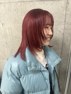 ホロン 池袋(HOLON) フェイスレイヤーとチェリーレッド