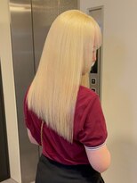 ベレーザ 渋谷(BELEZA)&nbsp;7623ブロンドベージュハイライトバレイヤージュハイトーンカラー