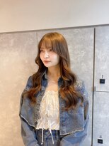 ガルボヘアー 名古屋栄店(garbo hair)&nbsp;#プルエクステで透明感抜群のモテロング♪