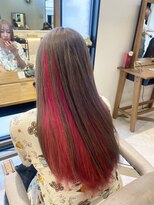 ラビスモア(Lovis moa)&nbsp;切りっぱなしボブ/ピンクブラウン/エアリーロング/美髪のススメ