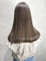 ルノン(LUNON) アッシュベージュ/ブリーチなし/髪質改善/透明感カラー