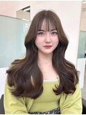 韓国風レイヤーカット顔まわりくびれオルチャン堀江