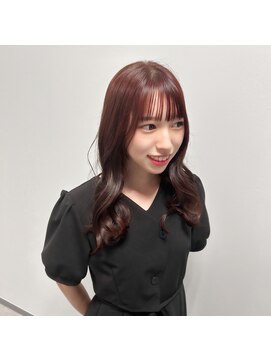 ヘアーメイクブランニュー セントラル 西大寺店(hair make Brand new central) ボルドーピンク◎