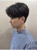 刈り上げセンターパート