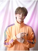 【韓国系・シースルーマッシュ・ミルクティーベージュ】