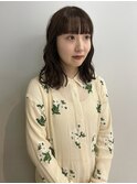 ミディアムのパープルカラー