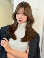ミディアム_ミニウルフチェリーブラウンホワイトグレージュ